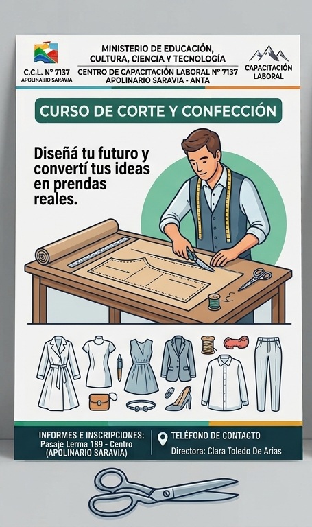 CURSO DE CORTE Y CONFECCIÓN
