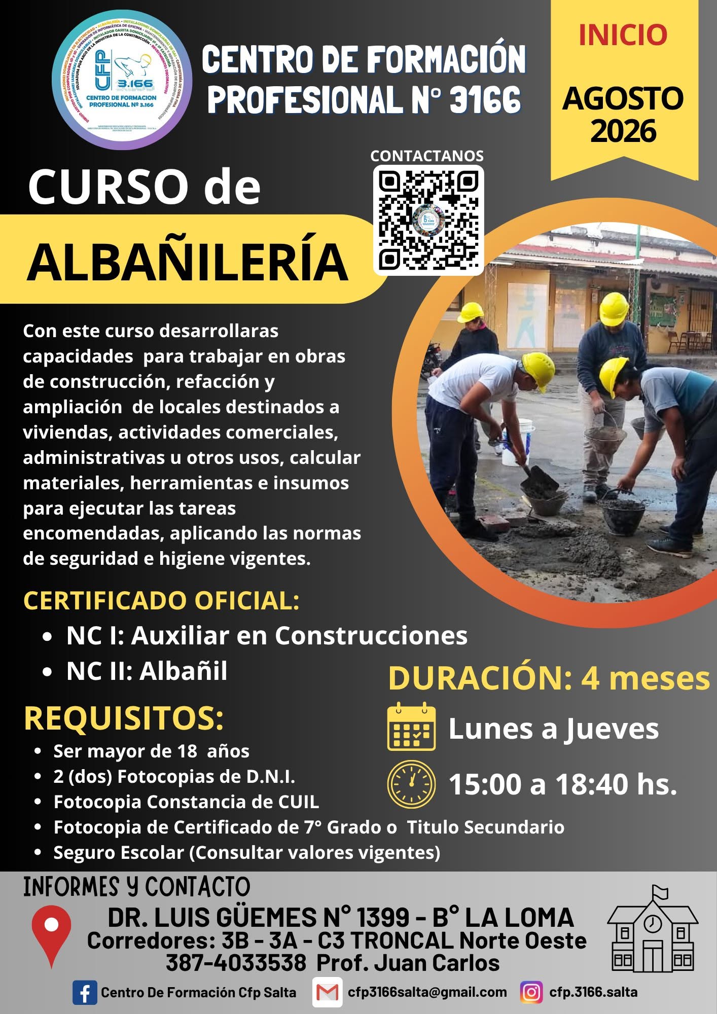 CURSO DE ALBAÑILERÍA