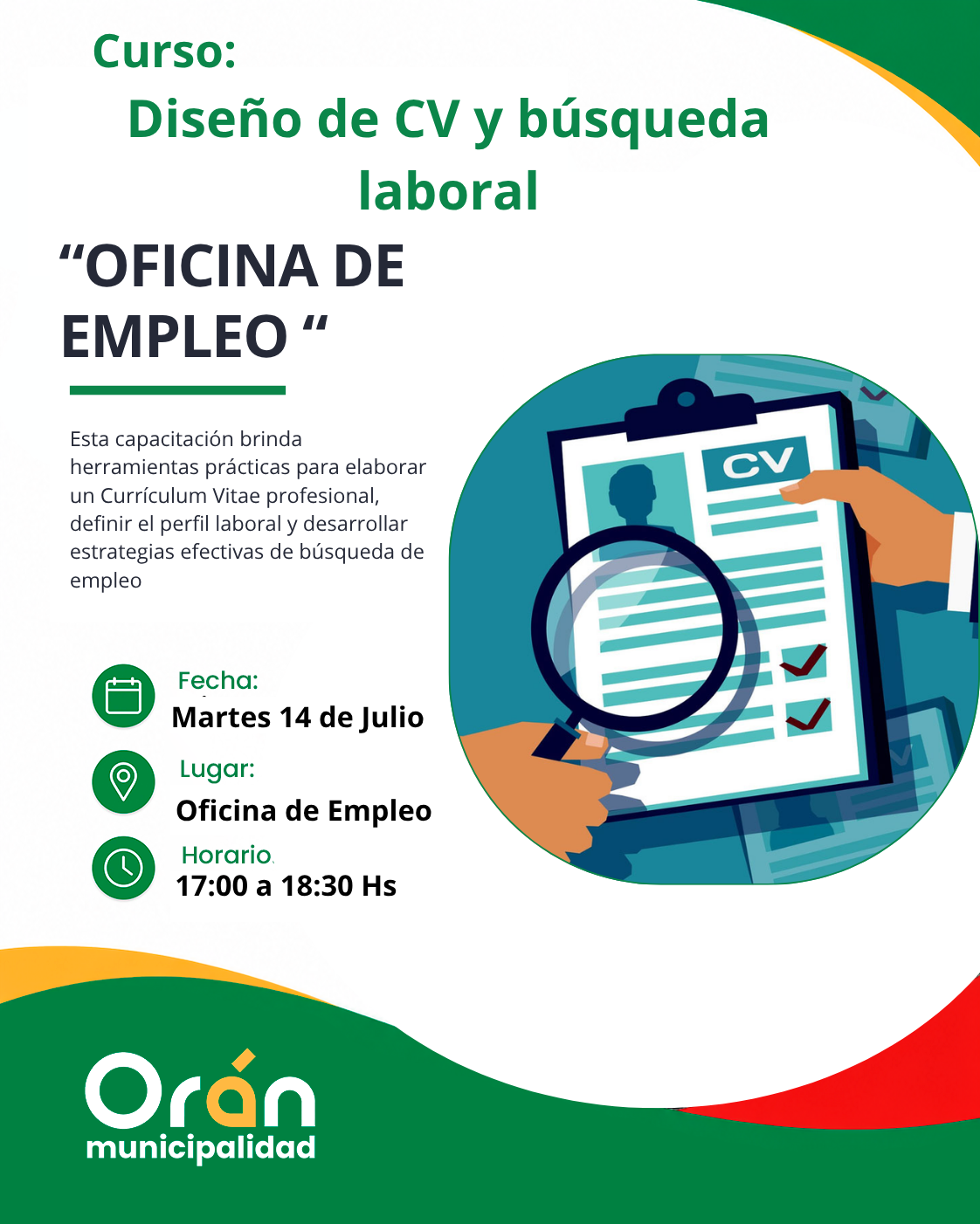 Diseño de CV y búsqueda laboral