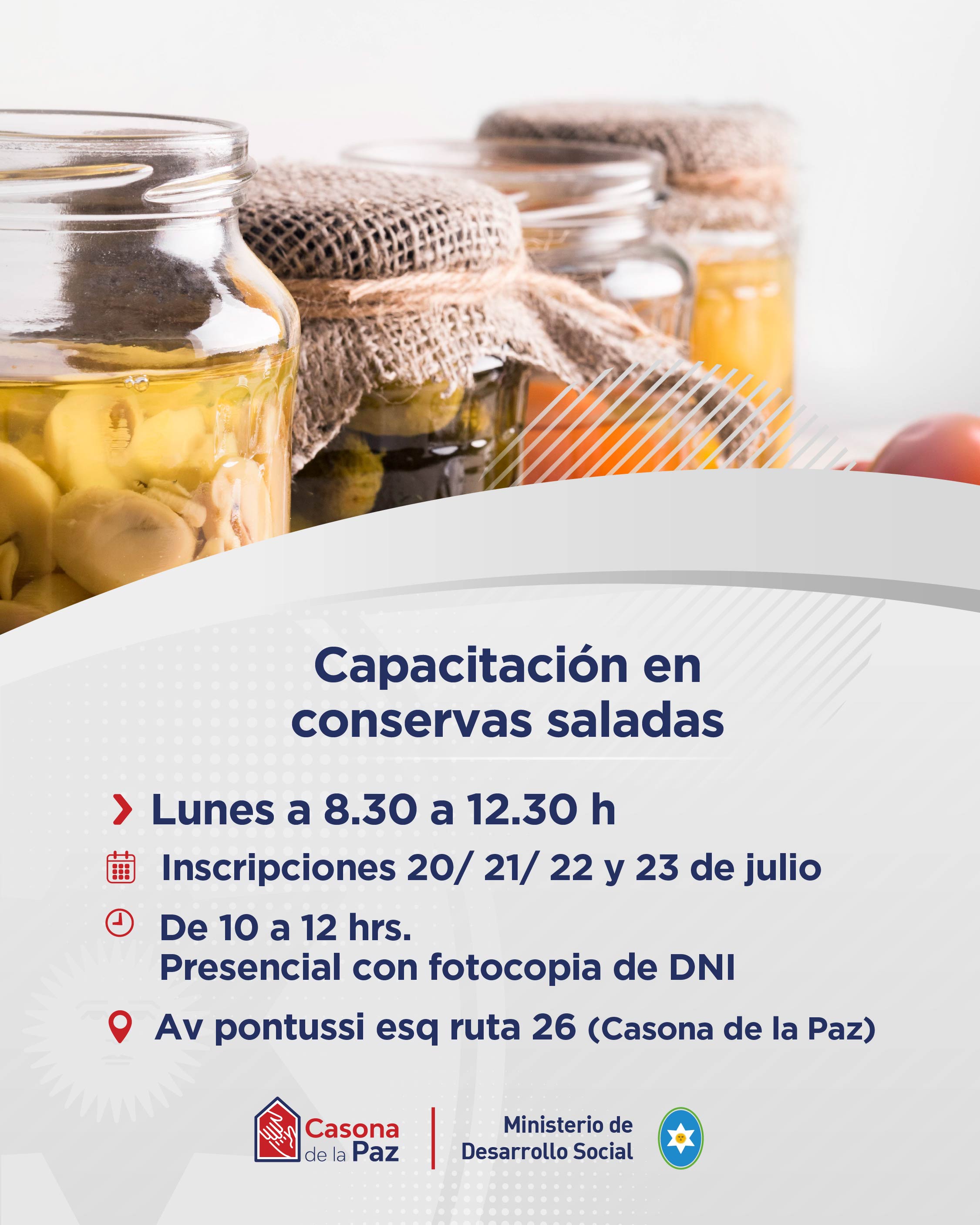 CAPACITACION EN CONSERVAS SALADAS